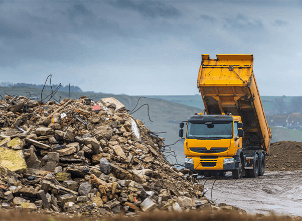 産業廃棄物収集運搬のイメージ